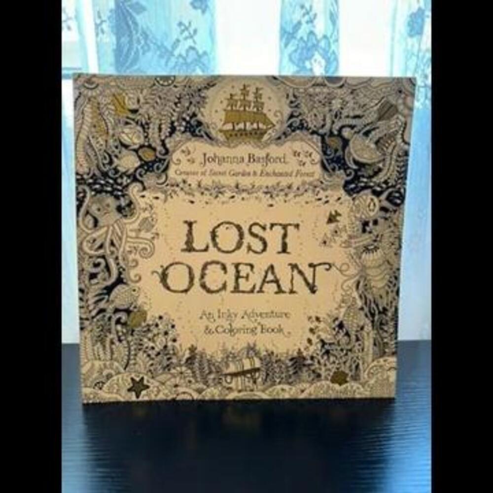 Lost Ocean: An Inky Adventure and Coloring Book by Johanna Basford